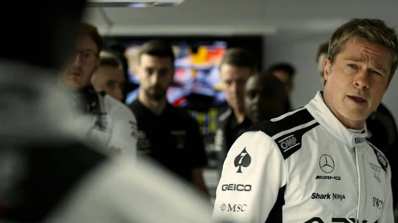 Image from video: Brad Pitt shines in new trailer of film F1
