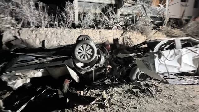 Image from Video: Ravage in Tel Aviv and Tehran After New Rocket Attacks