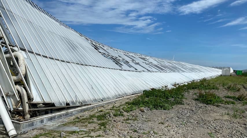 Cash of 9 hectares collapsed in Middenmeer, no injured
