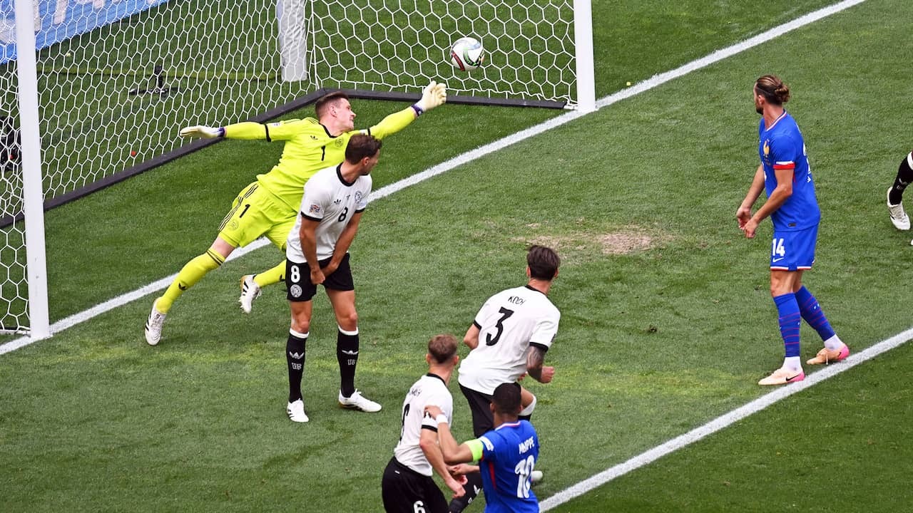 Image from Video: Mbappé Scores Goal Number 50 for France