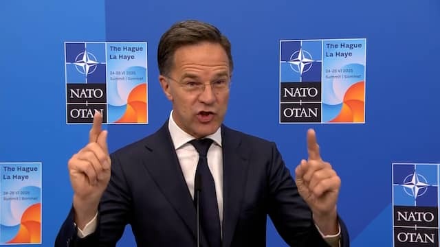 Image from Video: The Netherlands can Easily Pay the Higher Nato Standard According to Rutte: "We are very rich!"