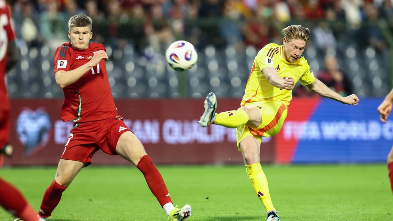 Image from Video: De Bruyne shoots Belgium in a final phase to victory in spectacle against Wales