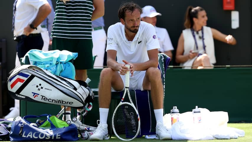 Former number one Medvedev also immediately switched off on Wimbledon