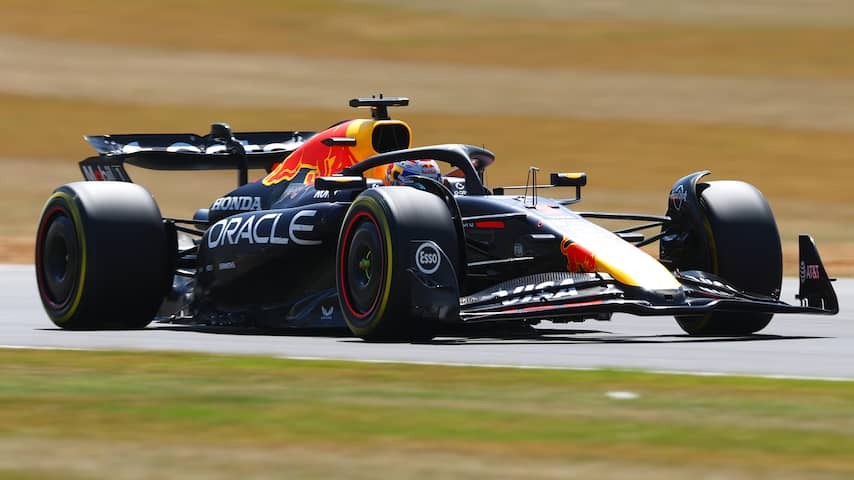 Dissatisfied Verstappen clocks tenth time in first training on Silverstone