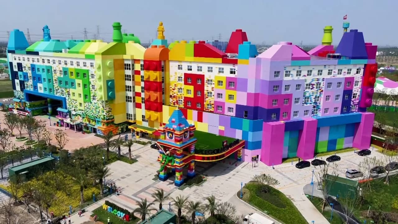 Image from Video: This is what the legoland Shanghai Theme Hotel looks like from the inside