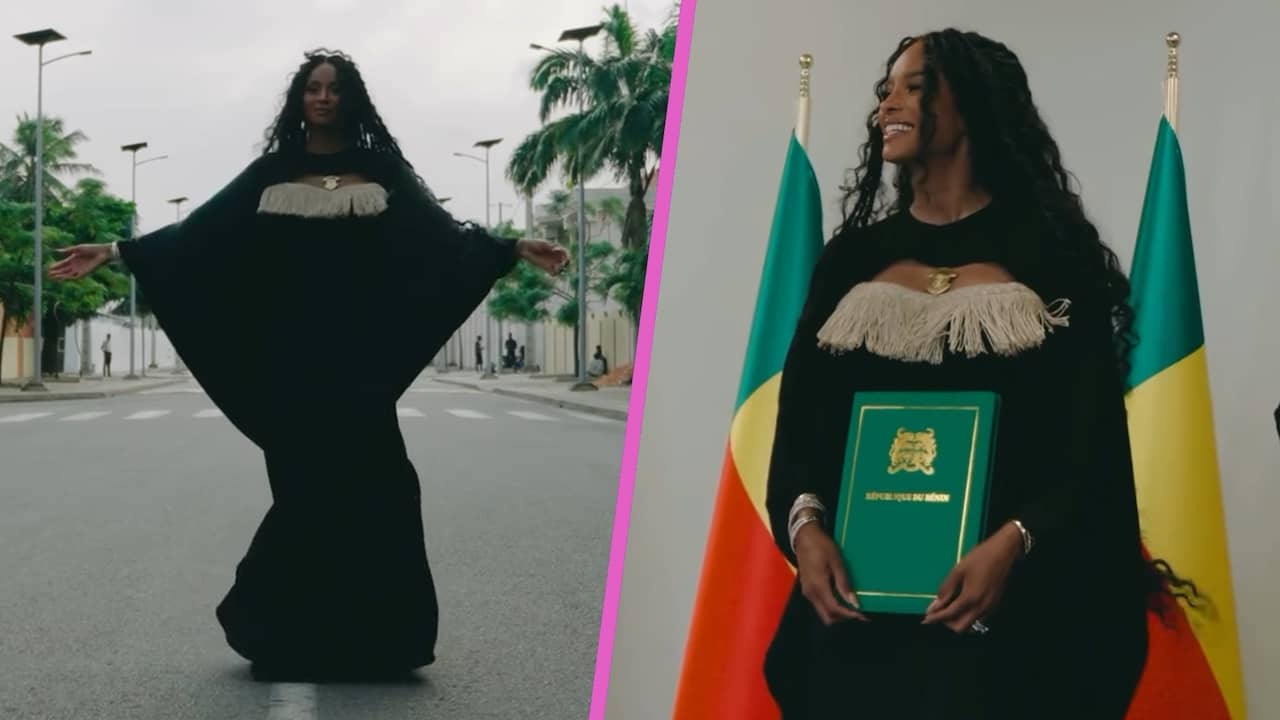 Image from Video: Ciara Shares Video of Ceremony for Citizenship Benin