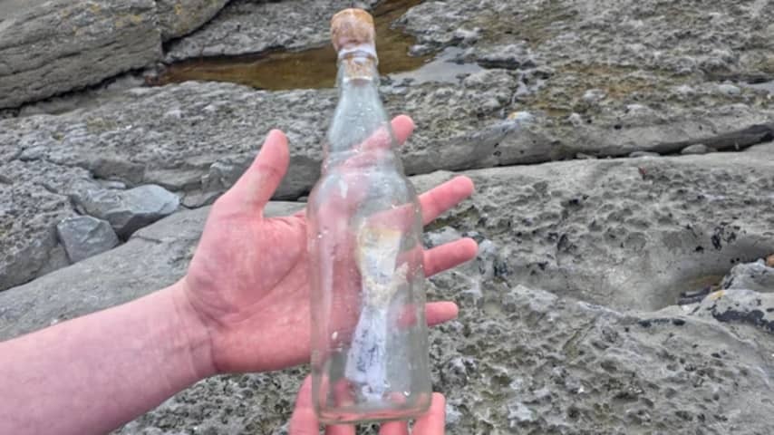 Irish finds bottle mail that may come from boat that disappeared in 2021