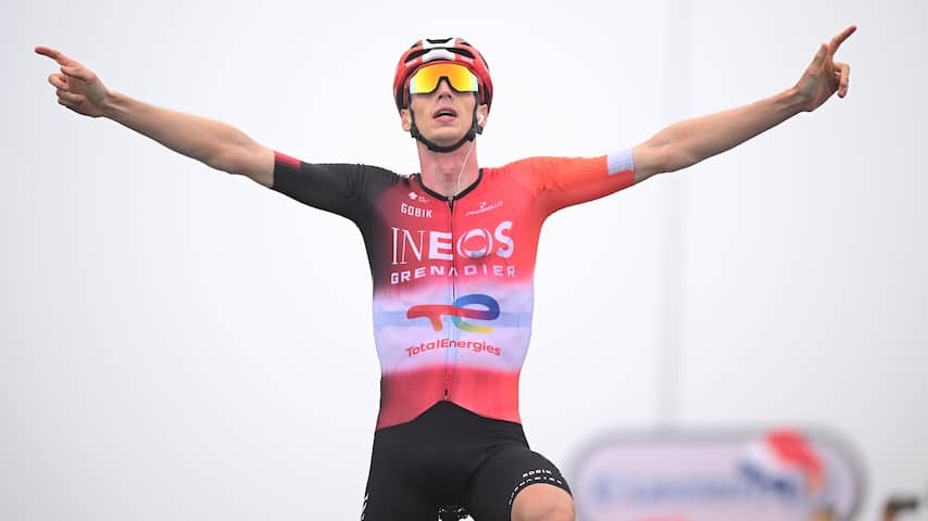 Thymen Arensman soles to impressive victory in a heavy mountain tour