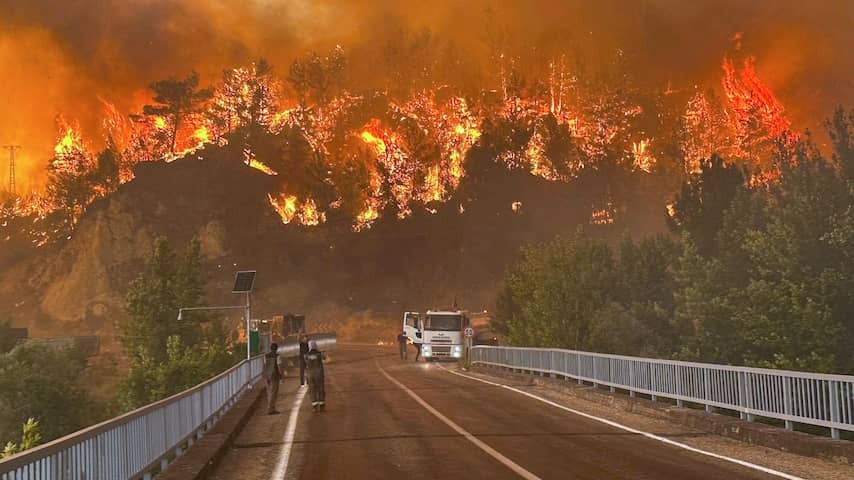 Record temperature of 50.5 degrees in Turkey, evacuations due to forest fires