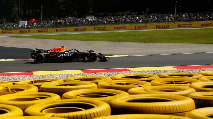 Verstappen notes second time in some training for Grand Prix of Belgium