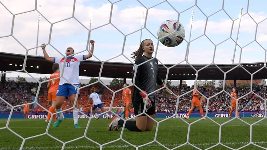Van Domselaar after punishment orange against England: 'We didn't play as a team'