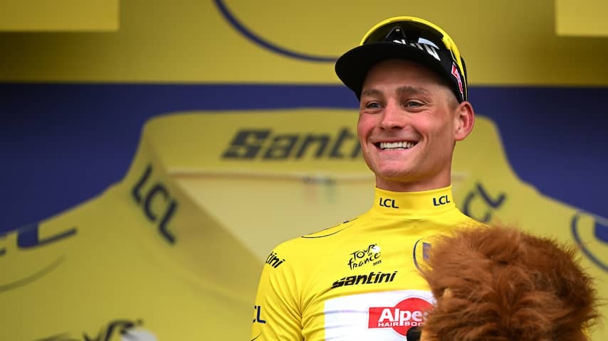 Van der Poel Eighth Dutchman with yellow sweater in several Tour de Frances