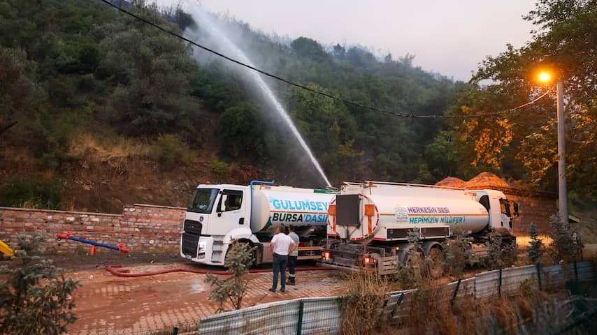 Turkey forest fire