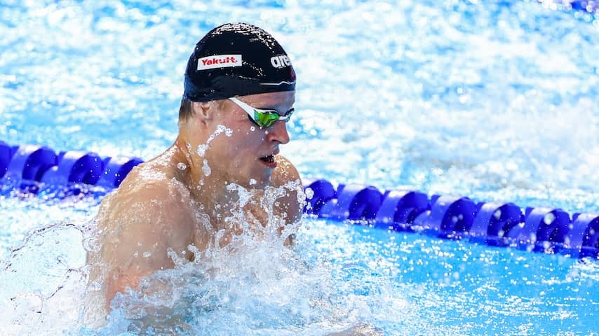 Koen de Groot in Dutch record to final 50 meter breaststroke at World Cup