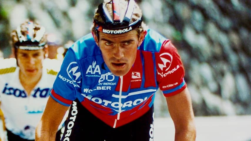 The rider who was put out of the Tour for a day because he didn't want to fly