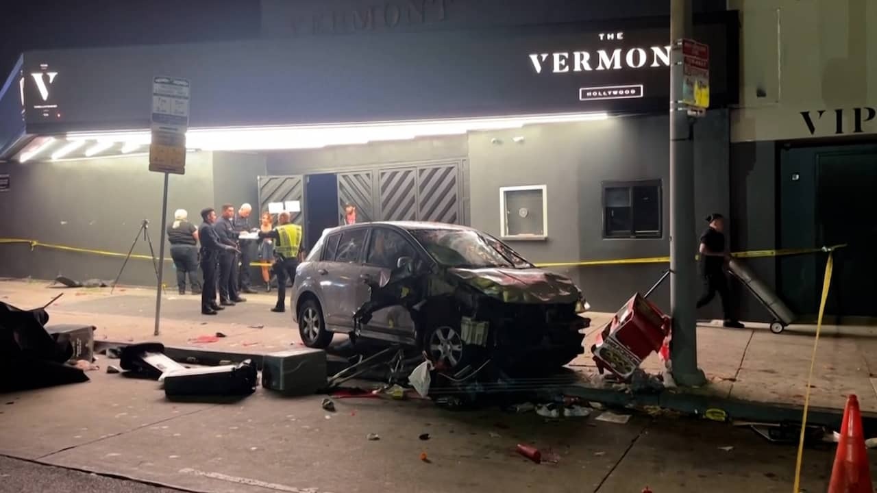 Image from Video: Firefighters After Collision in Los Angeles: 'Chaotic Situation'