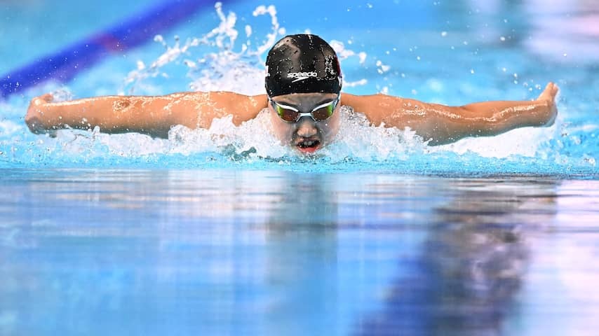 Chinese swim sensation Yu Zidi (12) debuts on opening day World Championship Swimming