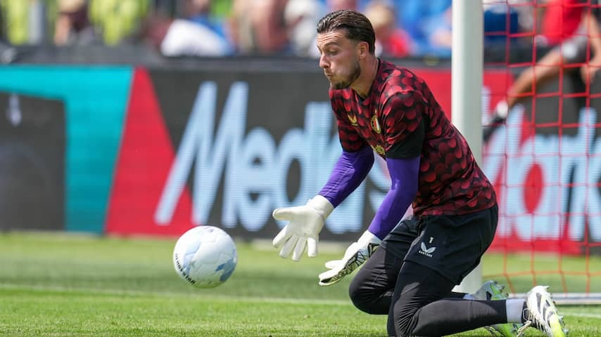 Goalkeeper Bijlow makes Feyenoord after half a year of injuries in injury