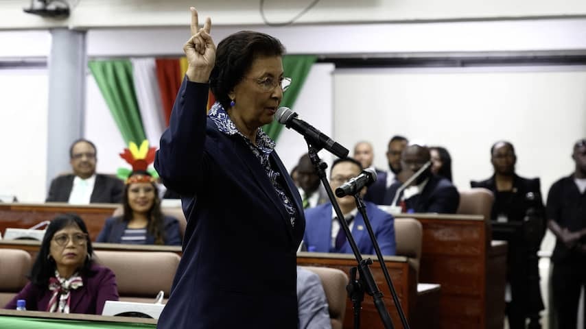 Jennifer Simons becomes the first female president of Suriname