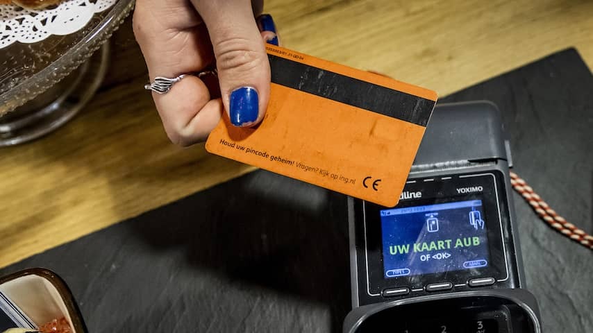 The Dutch paid more often with payment card or credit card last year