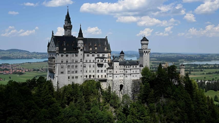 Woman locks the dog in a safe because she wants to visit familiar German castle