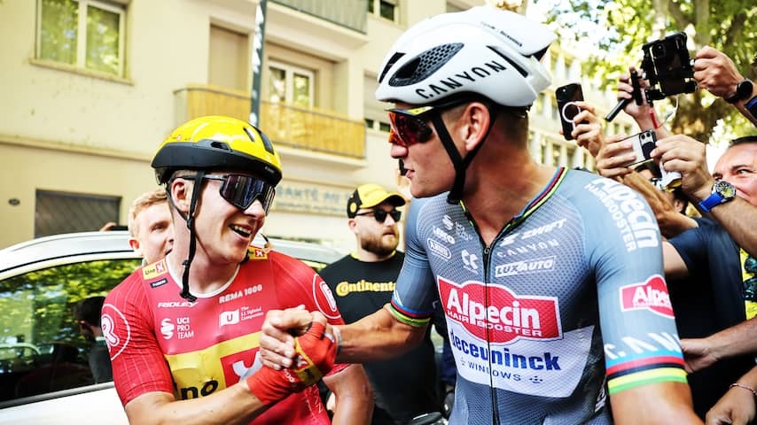 Van der Poel thought he would ride after attack in Tour: 'Radio communication Hapert'