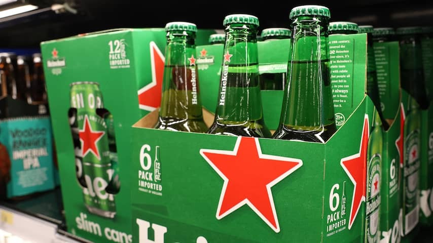 Heineken sells less beer and the turnover is falling slightly to 17 billion euros