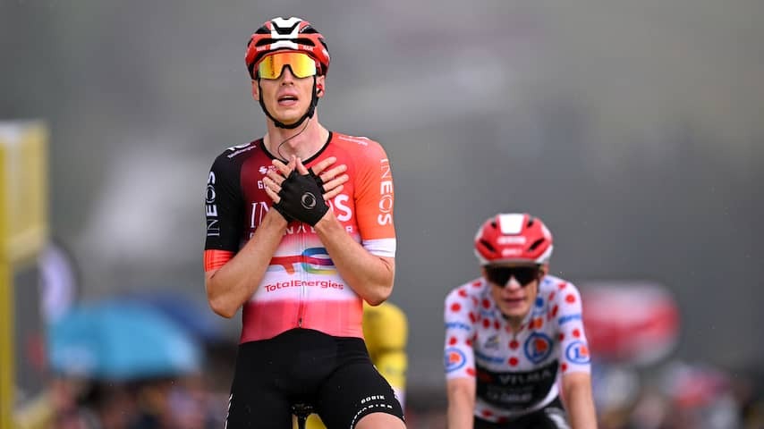 Arensman cannot contain tour victory on La Plagne: 'Tadej and Jonas are aliens'