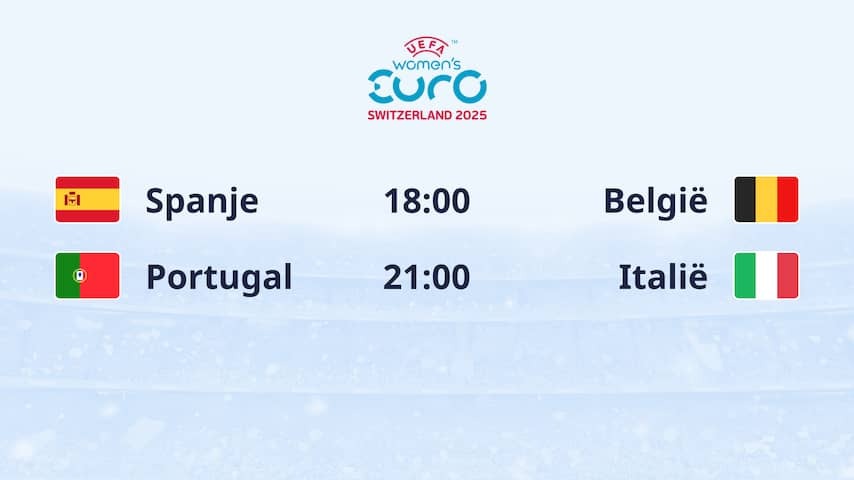 Day program Ek | Will Belgium be the next prey of top favorite Spain?