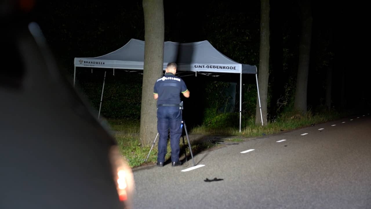 Image from video: Police investigate place where driver woman drove to death and fled