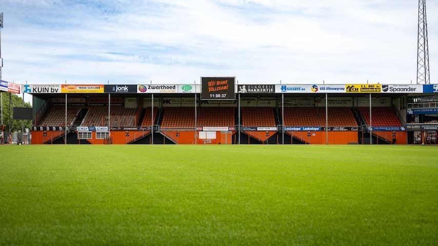 FC Volendam cannot use Hawk-Eye through a mandatory adjustment of field