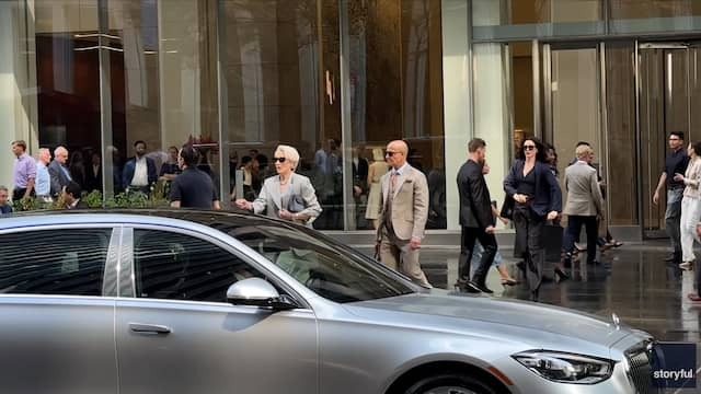 Hollywood stars Filmen Devil Wears Prada 2 in the heart of New York