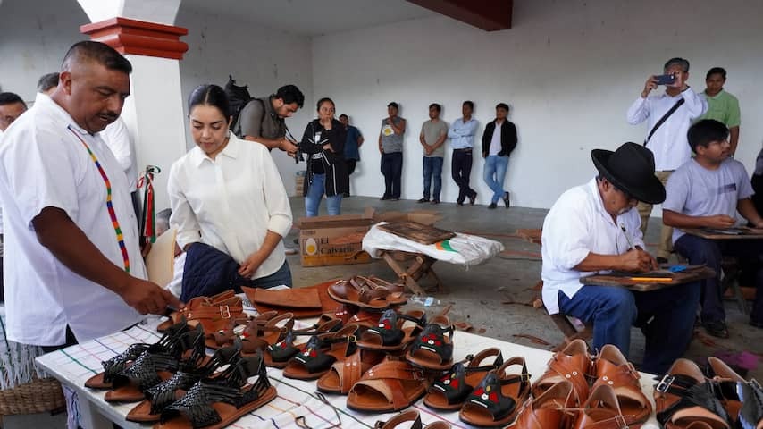 Adidas visits Mexican village to say sorry for controversial sandal