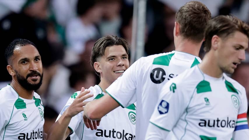 FC Groningen with Eredivisie top scorer Willumsson beyond the slope Heracles