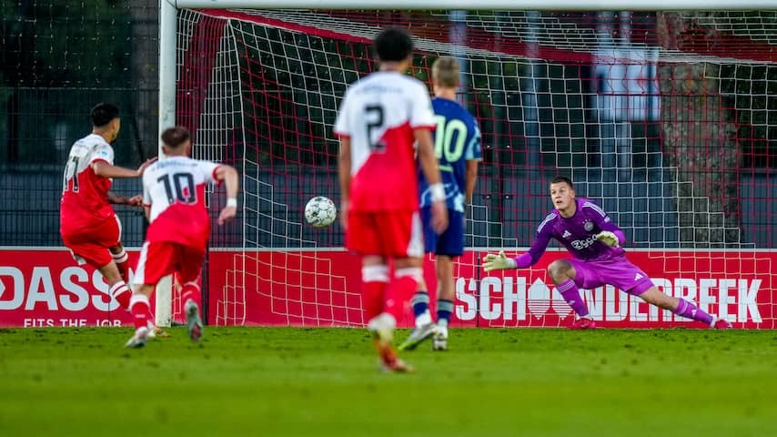 Young Ajax despite penalty first Heerkens in spectacle piece down in Utrecht