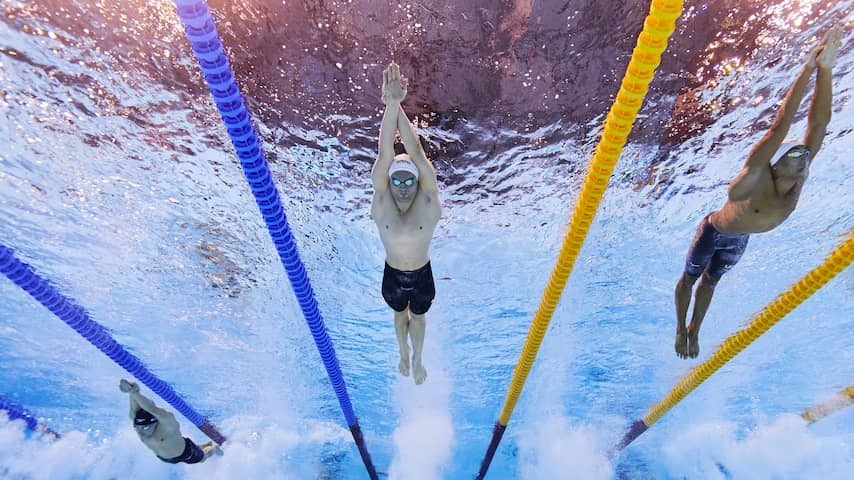 Relay women on doctor's advice not in action at World Cup, men swim record