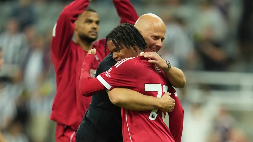 Substitute Rio Ngumoha (16) saves Slot and Liverpool with goal in a hundredth minute