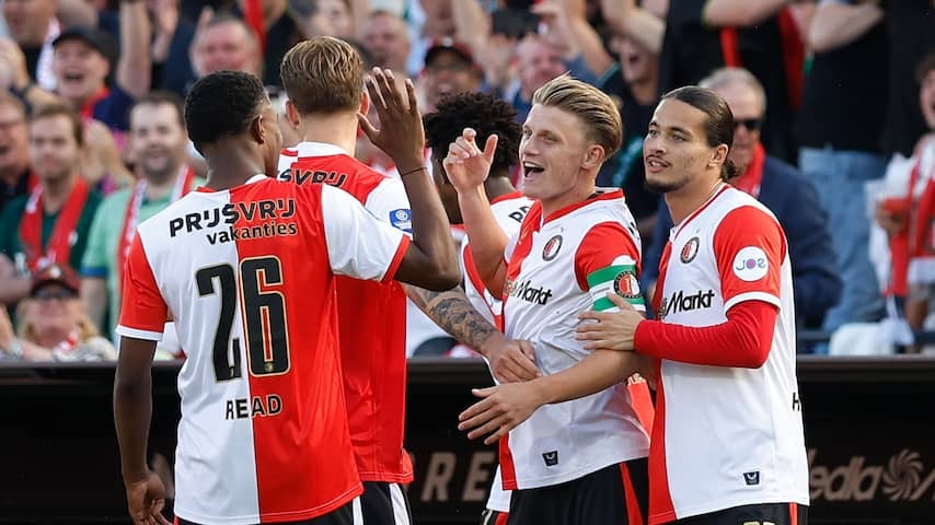 Feyenoord wins partly due to beautiful goal Steijn van NAC in the run-up to CL-Return