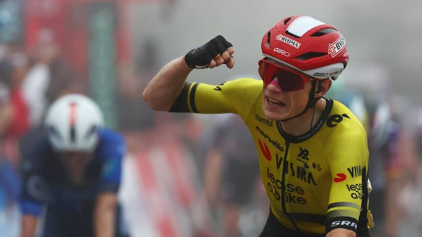 Vingegaard supreme in Bergrit Vuelta, Training retains leader's jersey