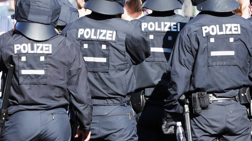 Hundreds of German football supporters are hit by accidental meeting