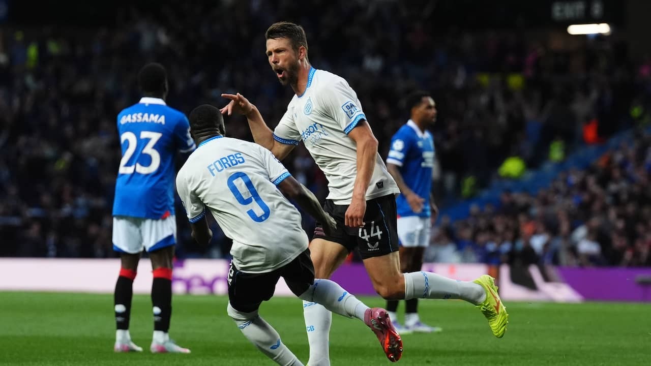 Image from Video: Club Brugge takes a great lead at Rangers via a wonderful line