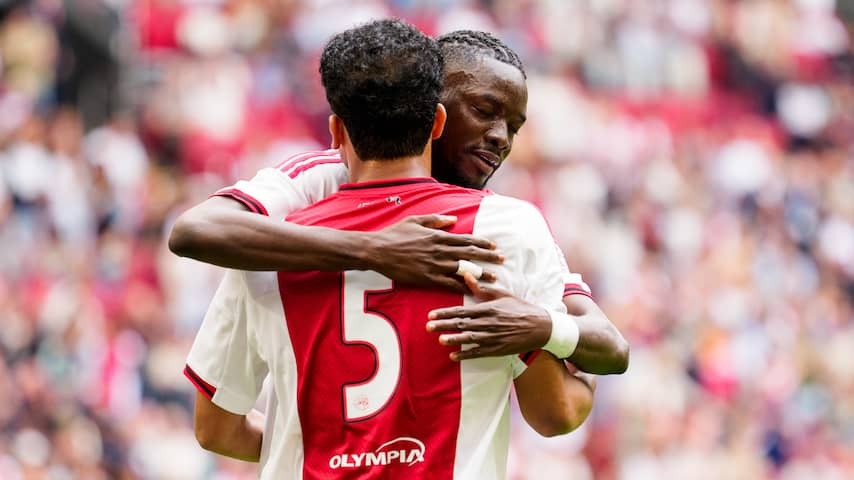 Ajax plays a draw against Monaco in the last exhibition game, substitute Brobbey drops out