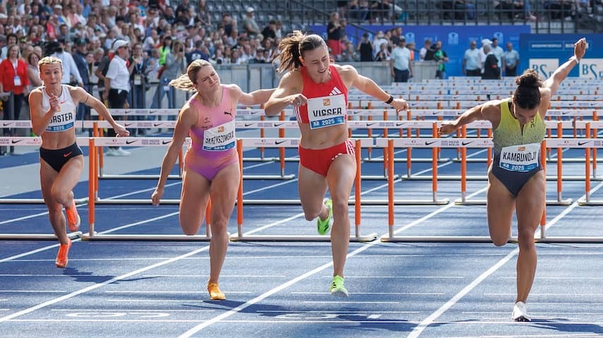 Nadine Visser improves its own Dutch record at 100 meters hurdles