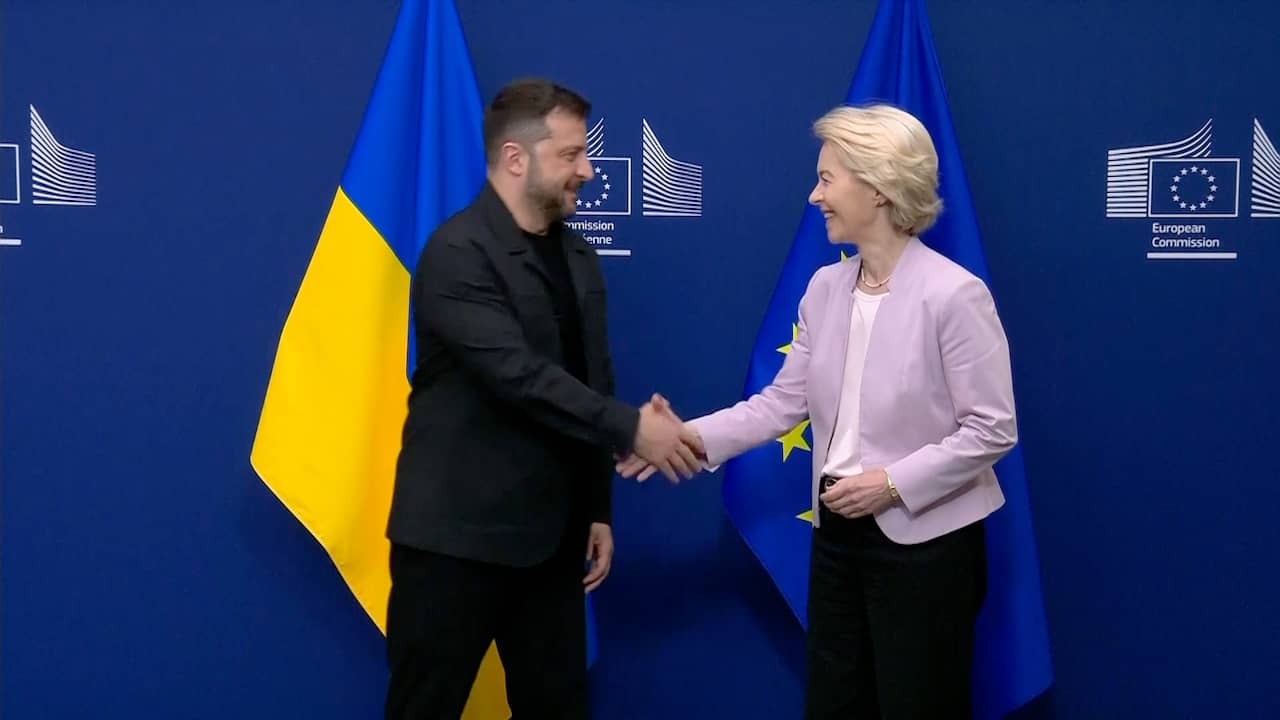 Image from Video: Zensky Visits Brussels in the run-up to a conversation with Trump
