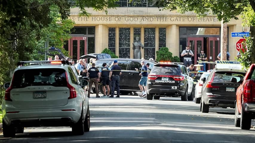 Two children killed and 17 injured in shooting at Catholic School vs