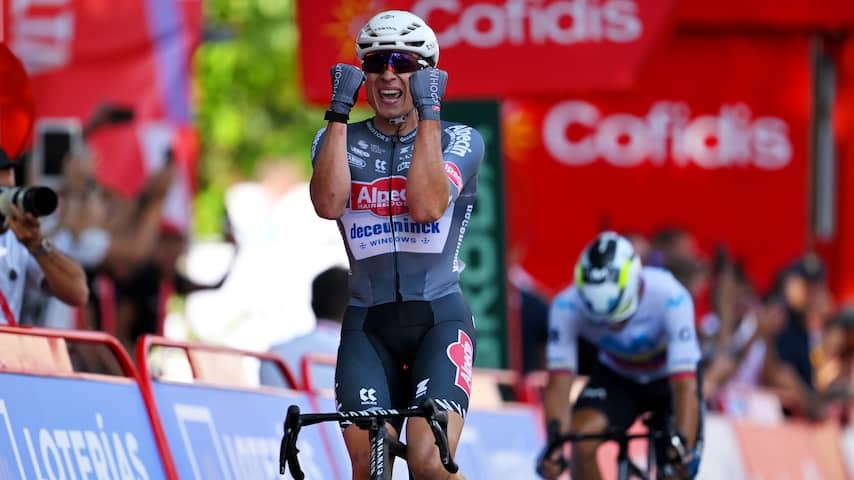 Philipsen also takes first leader's jersey in Vuelta after supreme sprint
