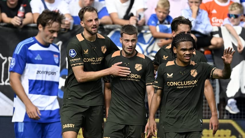 FC Utrecht easily wins at PEC Zwolle three days after European success