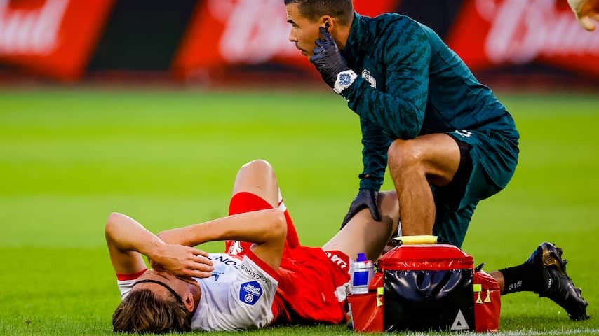 FC Utrecht for the time being without injured top scorer Jensen: 'That hurts such a hurt'