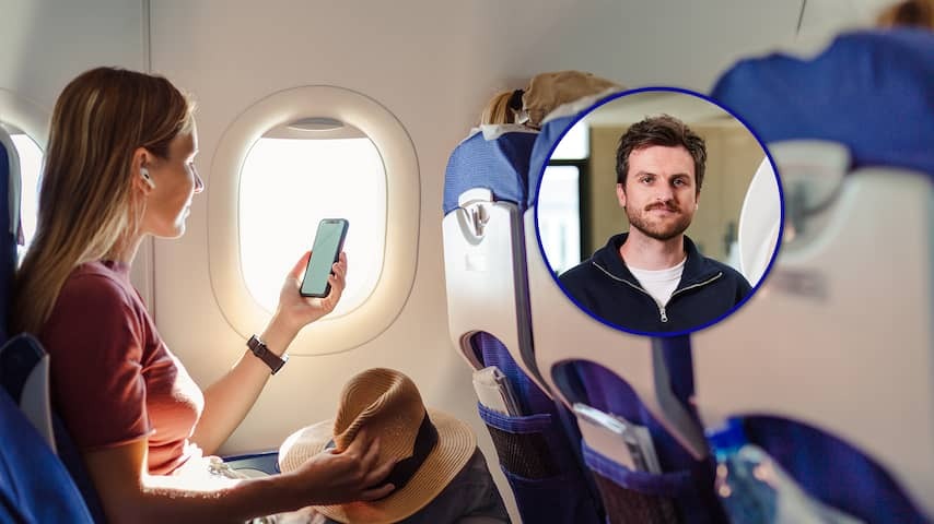 Wifeless WiFi on the plane gives the traveler air