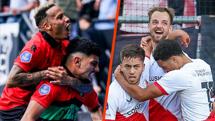 NEC wins again and passes PSV on goal difference, three assists El Karouani in Utrecht
